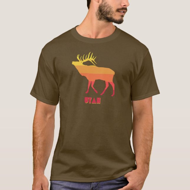 Utah Elk T-Shirt (Front)