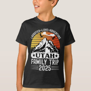Utah Family Trip 2025 Mountain Camping Adventure T T-Shirt