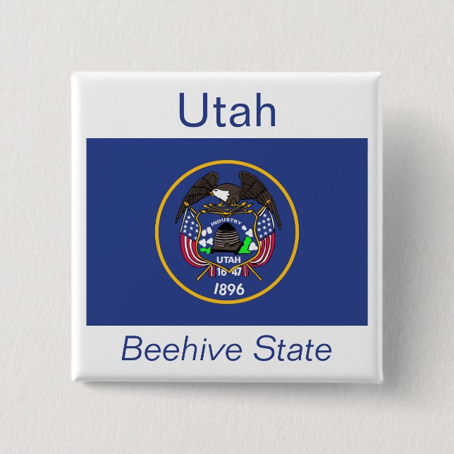 Utah Flag Button (Front)