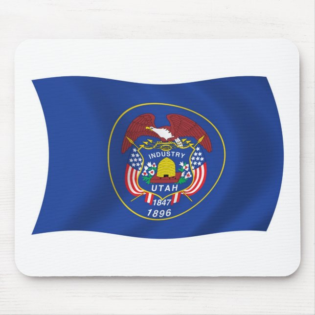 Utah Flag Mousepad (Front)