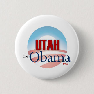 UTAH for Obama 6 Cm Round Badge
