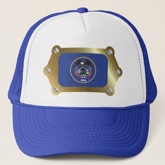 Utah framed Flag Hat (Front)