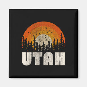 Utah - funny nature vintage hiking 60s 70s 80s 90s magnet