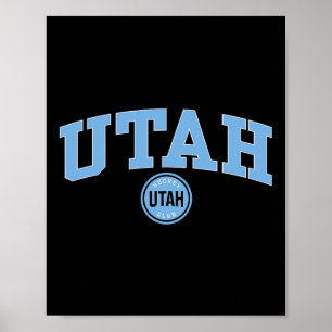Utah Hockey Club Arch Over Gray Nhl Officially Lic Poster