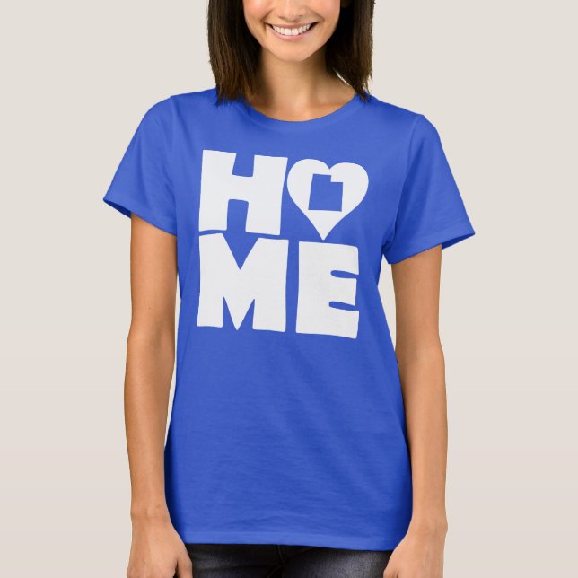 Utah Home Heart State Tees T-Shirt (Front)