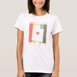 Utah Home Sweet Home Distressed Retro Vintage T-Shirt