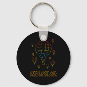 Utah Hot Air Balloon Palooza Apparel Key Ring