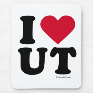 UTAH - "I LOVE UT" "I LOVE UTAH" MOUSE PAD