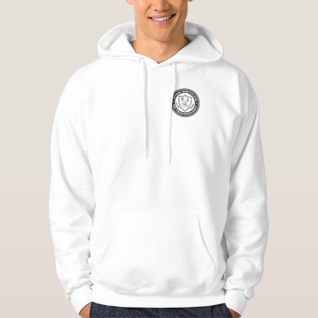 Utah Institute Men's Zip Hoodie WHT (Front)