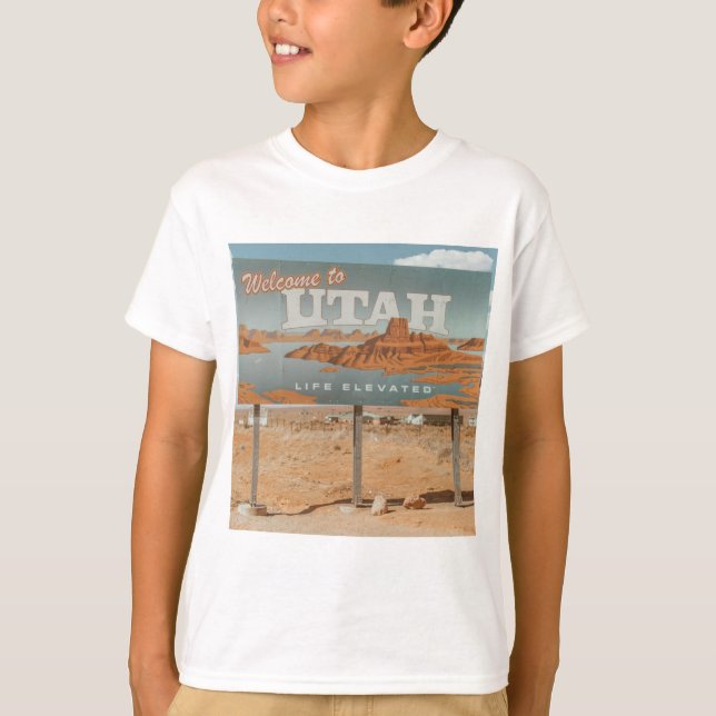 Utah Life Elevated T-Shirt (Front)