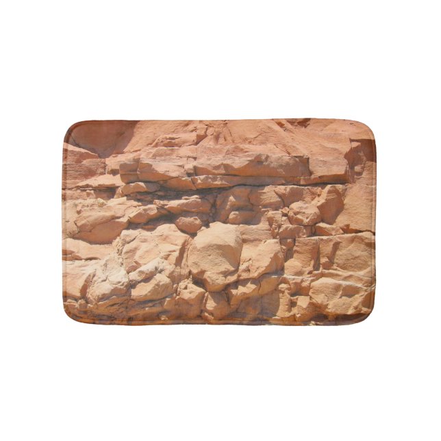 Utah Limestone Rock Bathroom Mat (Front)