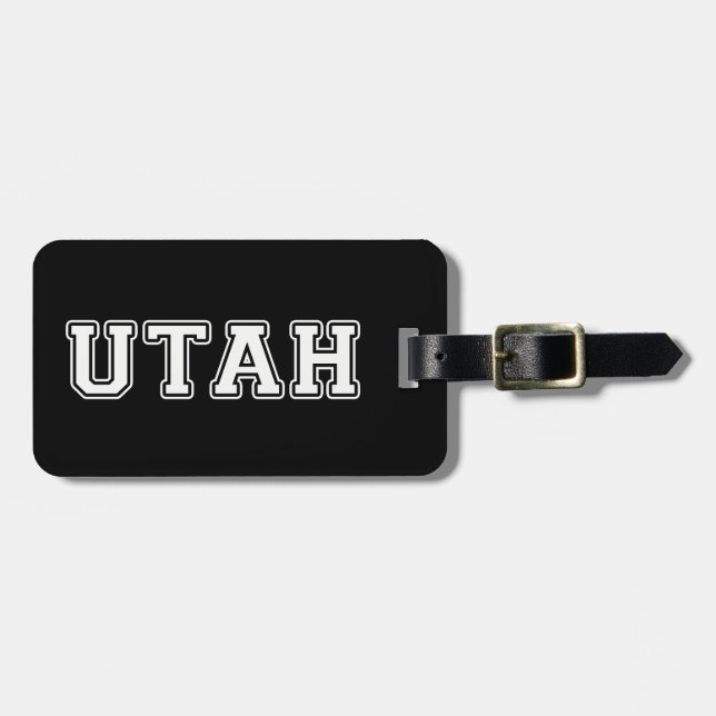 Utah Luggage Tag (Front Horizontal)