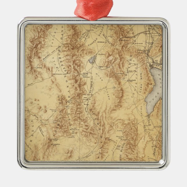 Utah Metal Tree Decoration (Front)