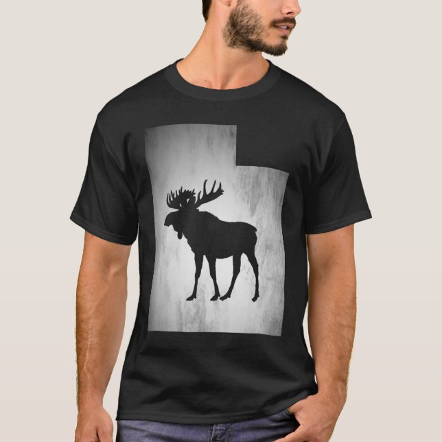 Utah Moose Hunting  T-Shirt (Front)