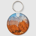 Utah Mountains Key Ring