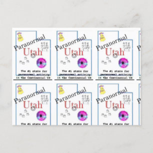 Utah paranormal postcard