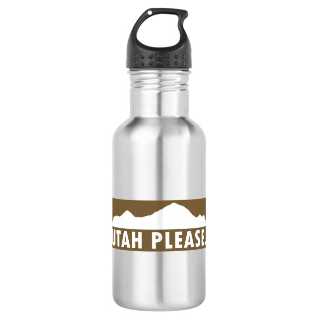 Utah Please 532 Ml Water Bottle (Front)