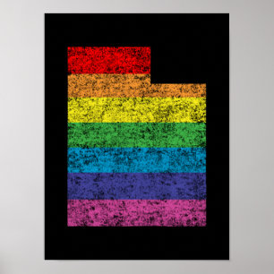 utah rainbow poster