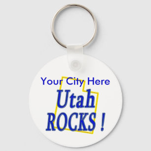 Utah Rocks ! Key Ring