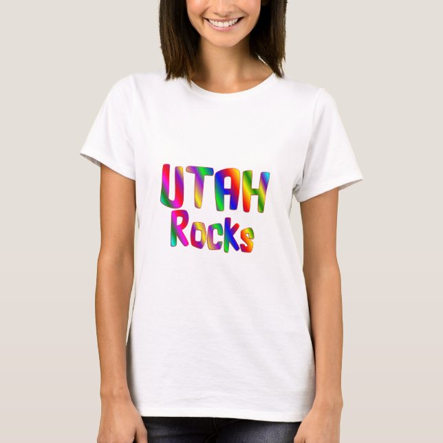 Utah Rocks T-Shirt (Front)