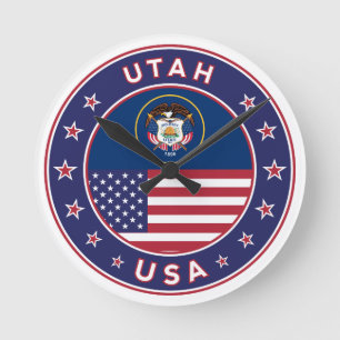 Utah Round Clock