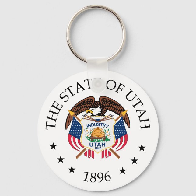 Utah sign key ring (Front)