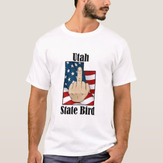 Utah state bird t-shirt middle finger
