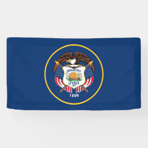 Utah State Flag Banner