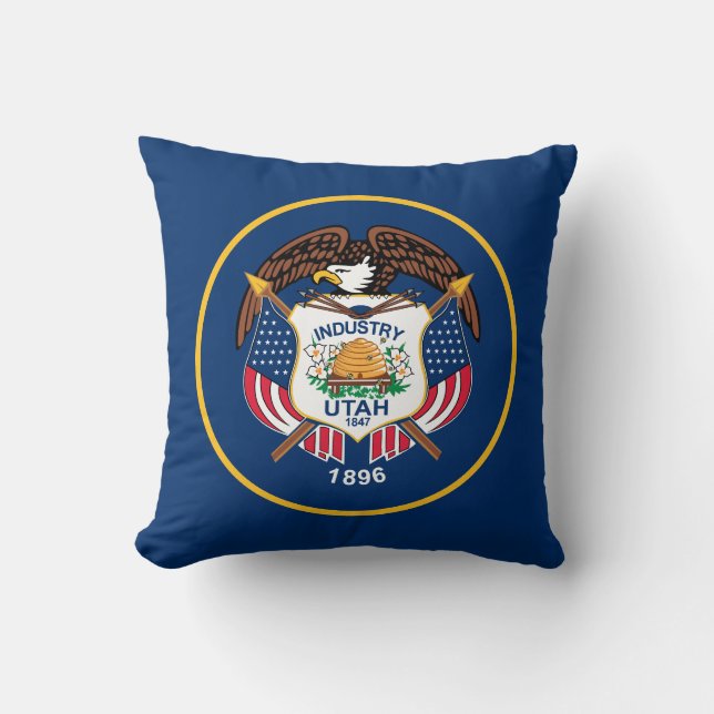 Utah State Flag Cushion (Front)