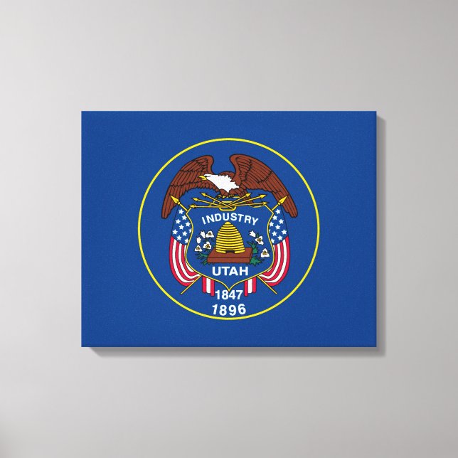 Utah State Flag Design Decor (Front)