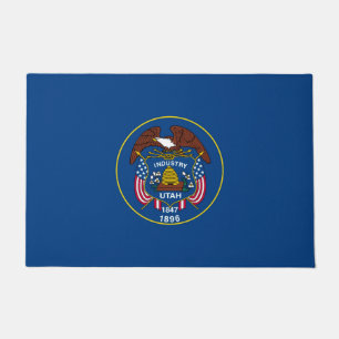 Utah State Flag Design Doormat
