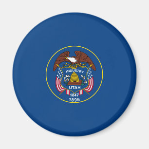 Utah State Flag Design Magnet