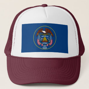 Utah State Flag Design Trucker Hat
