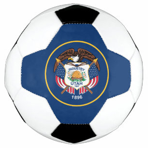 Utah State Flag Soccer Ball