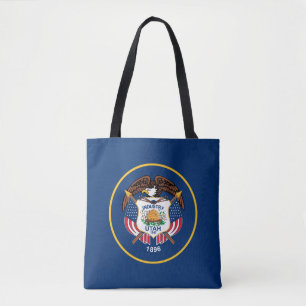 Utah State Flag Tote Bag