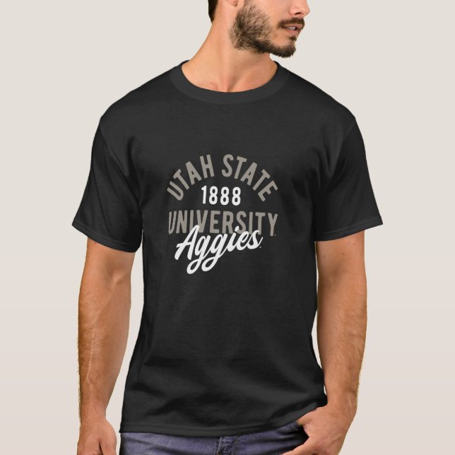Utah State University Aggies Classic Script T-Shirt (Front)