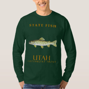 Utah Territory Fish Bonneville Cutthroat Trout T-Shirt