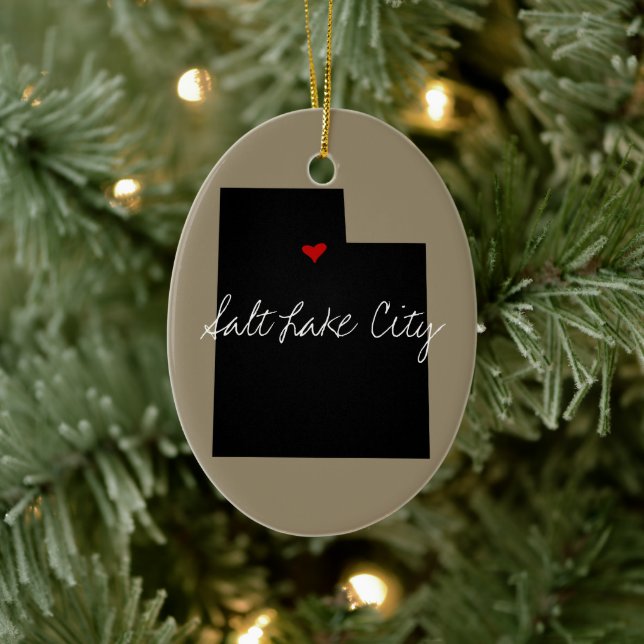 Utah Town Ceramic Tree Decoration (Tree)