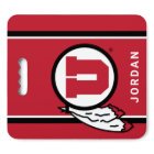 Utah U Circle and Feathers | Stripes with Name