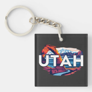 Utah United States of America Key Ring