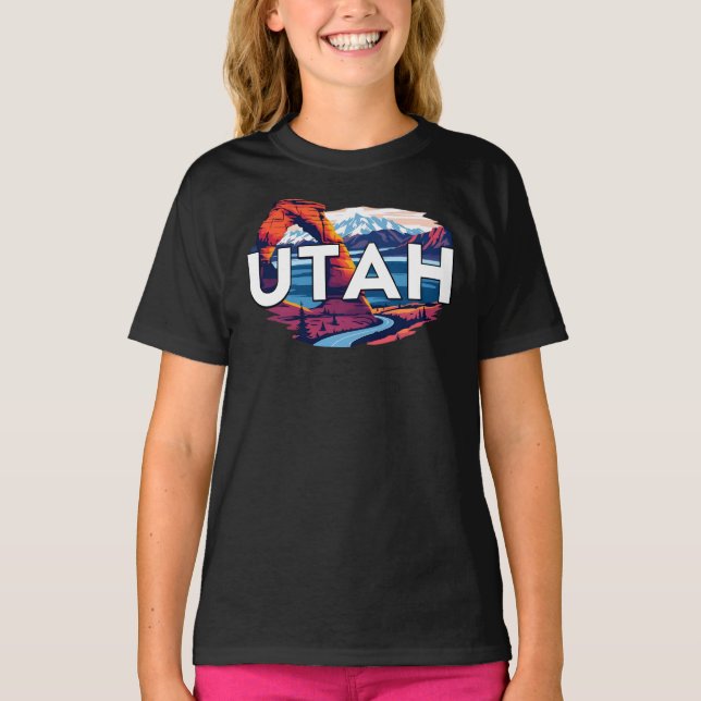 Utah United States of America T-Shirt (Front)