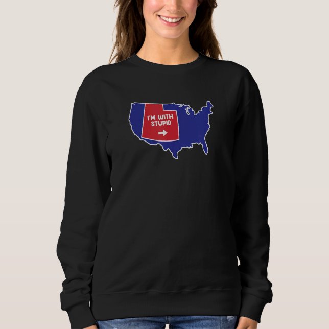 Utah US for patriotic Utahns Sweatshirt (Front)
