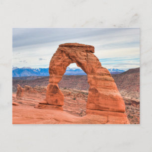 Utah, USA. Delicate Arch in Arches National Park. Postcard