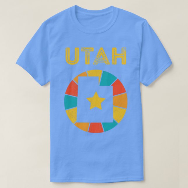 Utah Vintage Distressed Souvenir 1 T-Shirt (Design Front)