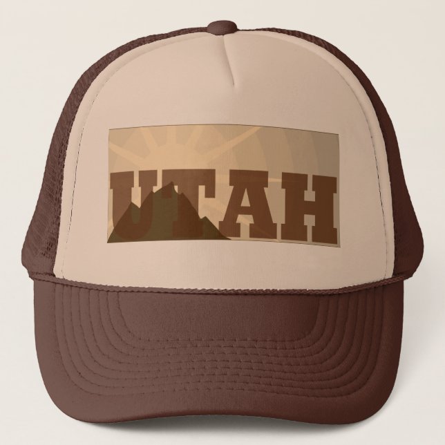 Utah Vintage Trucker Hat (Front)