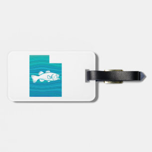 Utah Wave Fishing Luggage Tag