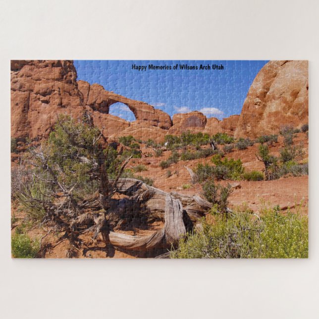 Utah Wilsons Arch. Jigsaw Puzzle (Horizontal)