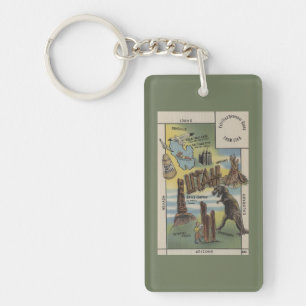 UtahDepictions of Sites to See in UtahUtah Key Ring