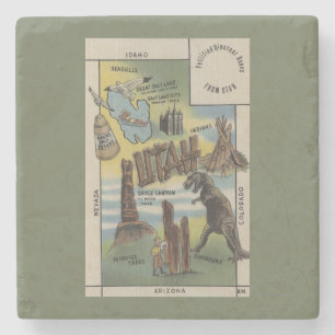 UtahDepictions of Sites to See in UtahUtah Stone Coaster