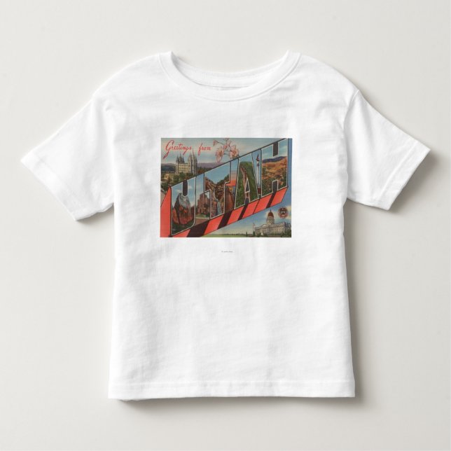 UtahLarge Letter ScenesUtah Toddler T-Shirt (Front)
